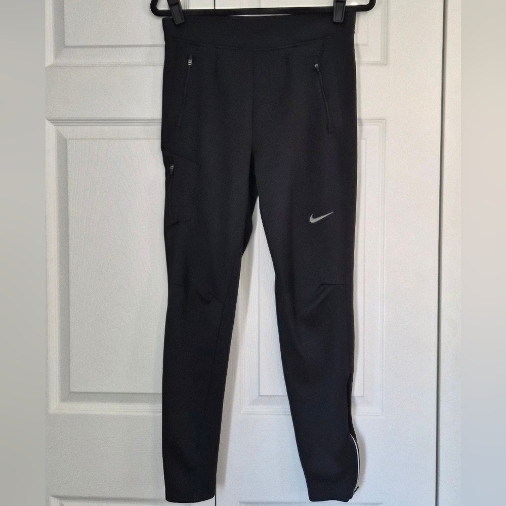 Nike Dri-FIT Running Zip Pocket Leggings Black